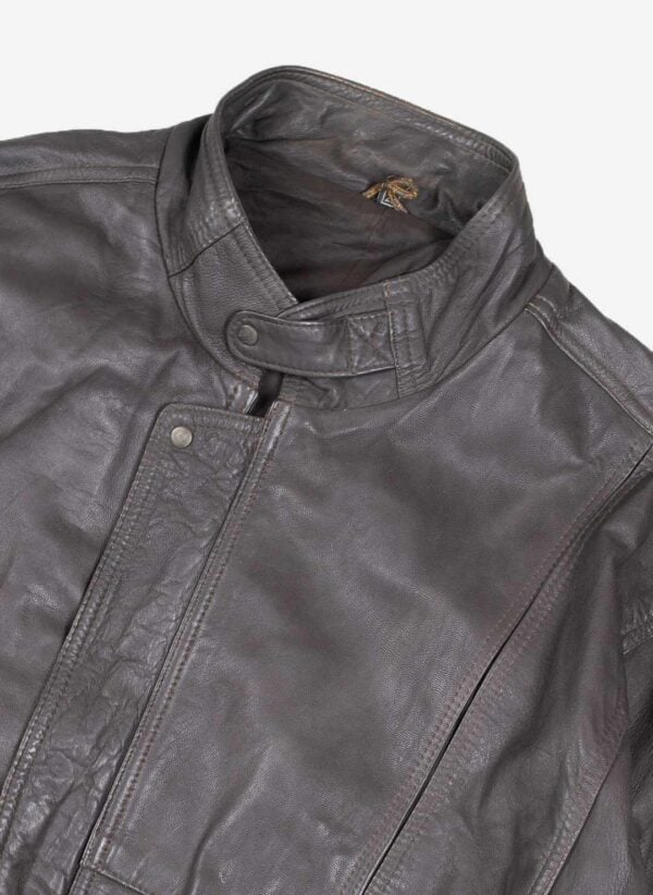 Vintage Lederjacke dunkelbraun