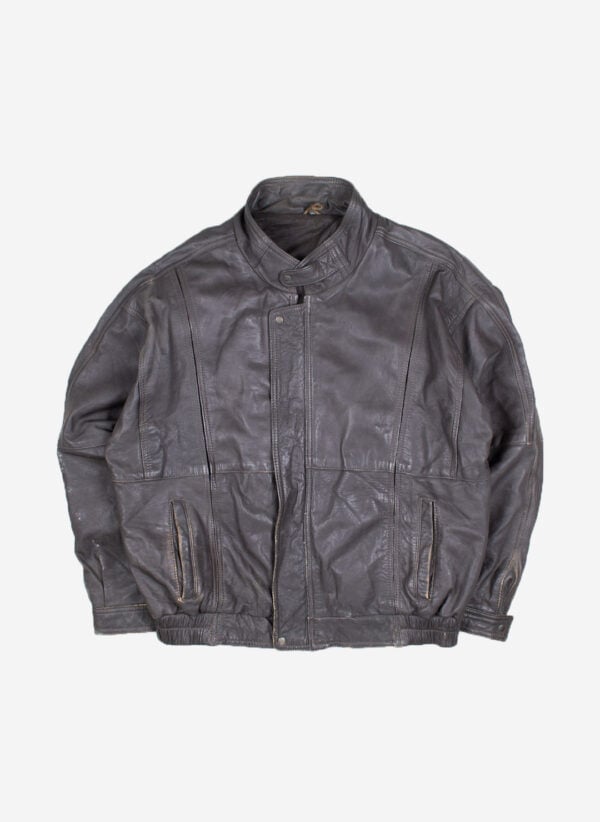 Vintage Lederjacke dunkelbraun
